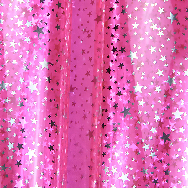 Cristal Estrela -  Rosa - 1/2 Metro