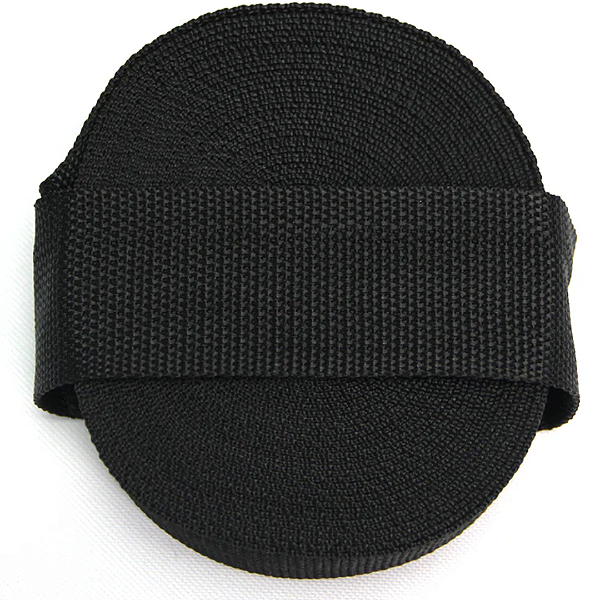 Fita  Nylon CA- 50MM - Preto- Rolo com 50 metros
