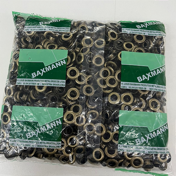 ILHOS OURO VELHO BAXMANN 50 / PCTE 1.000 UNIDADE