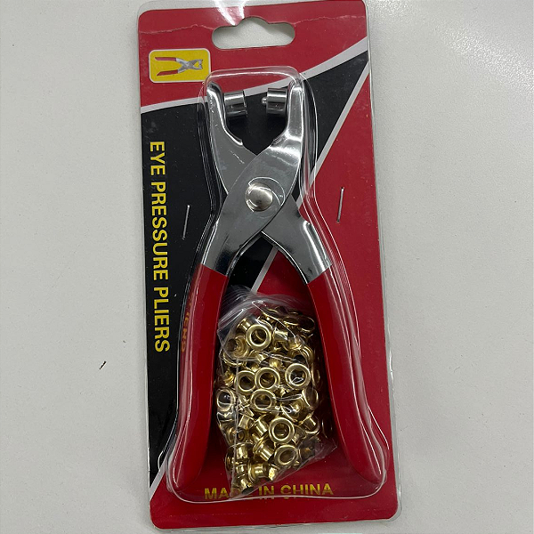 Alicate aplicador de ilhos