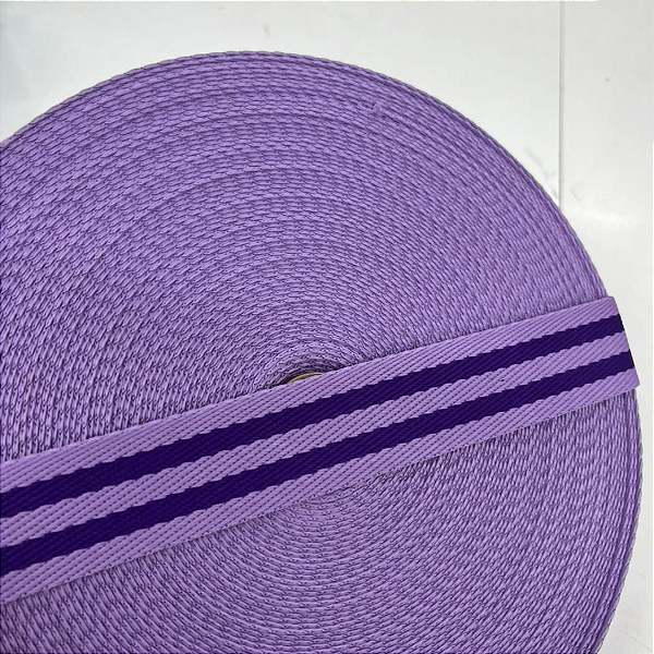 Alça Chic - Lilás  40MM - Rolo com 25MM