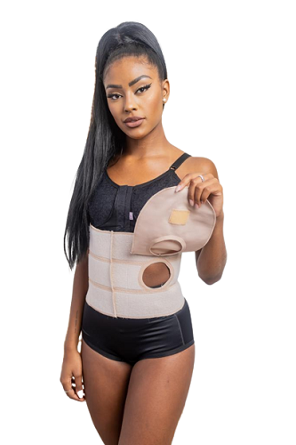 Faixa Abdominal para Bolsa de Colostomia - 3 Gomos Orifício 7cm (Unisex) 1667