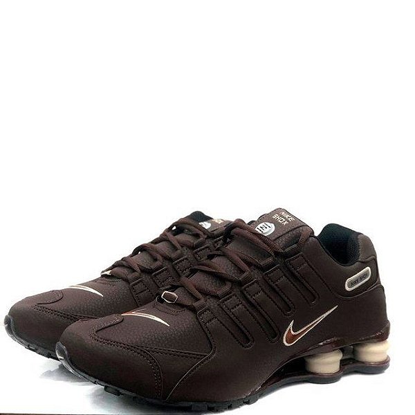 nike shox de camurça