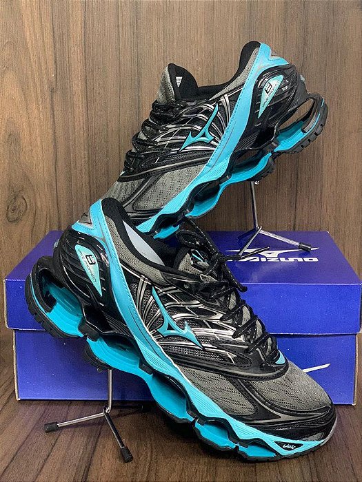 Tênis Mizuno Wave Prophecy 8 Preto e Azul Bebe Com Frete Grátis - Outlet  Magrinho - Os Melhores Preços só Aqui!