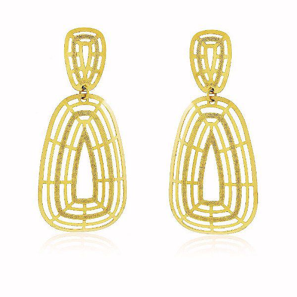 Brinco Concha Banho Ouro Quebec 18k