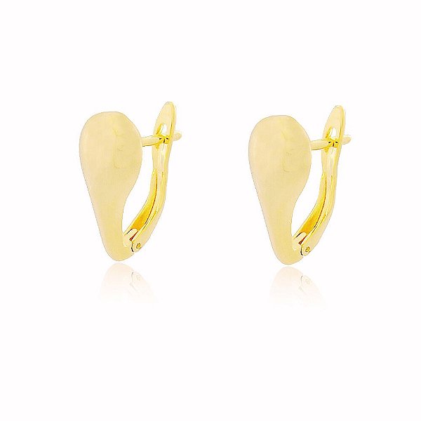 Brinco Click Gota Banho Ouro Quebec 18k