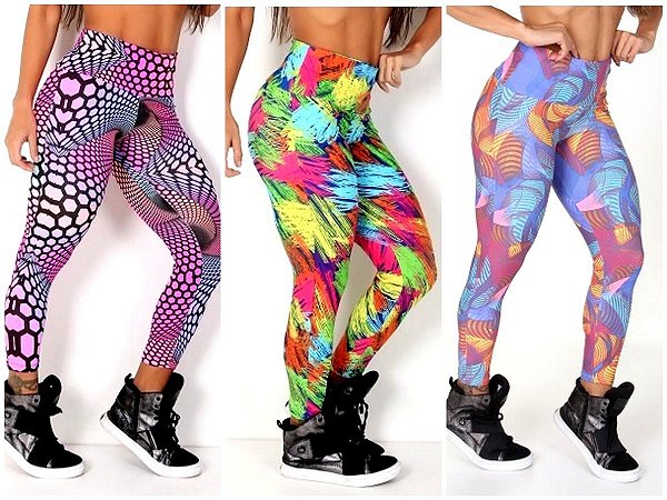 calça legging cintura alta gg