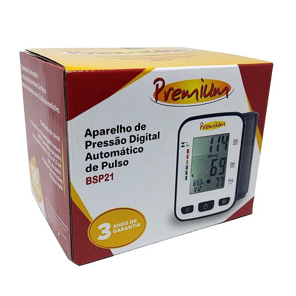 Aparelho de Pressão Digital Pulso Premium LP200