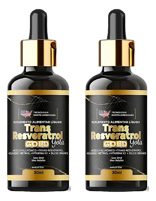 Trans Resveratrol Gold Americano Gotas 30ml