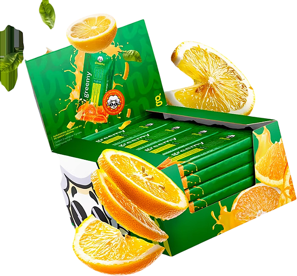 Greemy Suco Verde em Pó com 21 Sachês Dreams Sabor Laranja