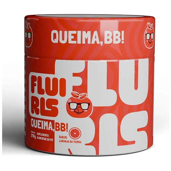 Fluiris Queima BB Suplemento Alimentar em Pó 210g Sabor Laranja da Terra