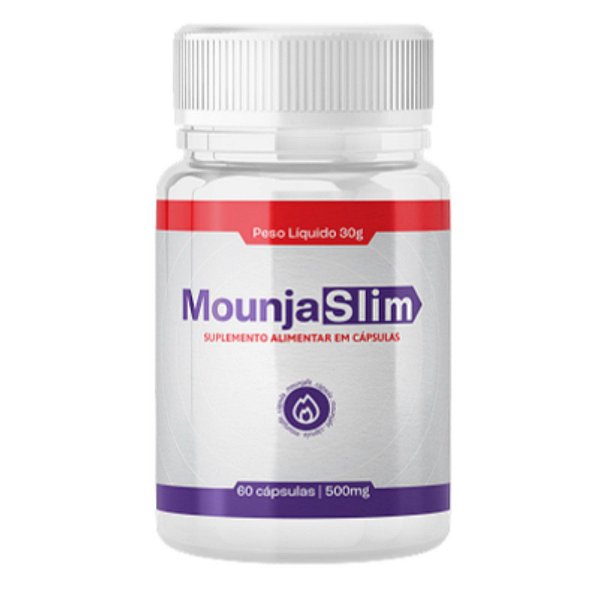 Mounja Slim Suplemento Alimentar 60 Cápsulas 500Mg