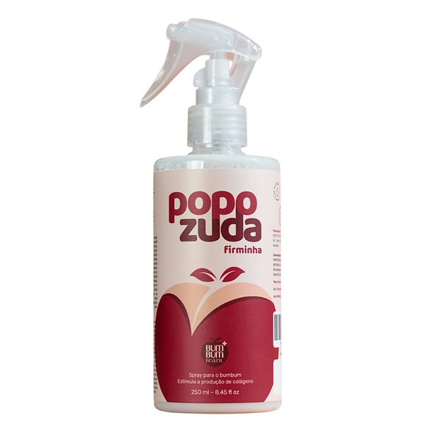 Popozuda Firminha Spray Firmador Com Colágeno Ativo 250ml