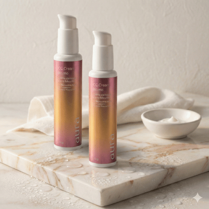 02 CC CREAM CLAREADOR ÍNTIMO 100g - AURA MIZZ