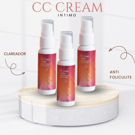 03 CC CREAM CLAREADOR ÍNTIMO 300g - COMPRE 3 PAGUE 2 - AURA MIZZ