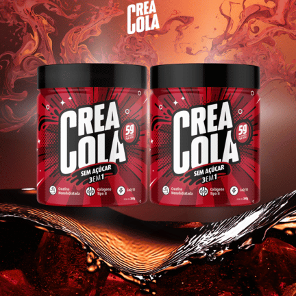 CREACOLA Creatina 3 em 1 (+q10 + colágeno II) - 2 UNIDADES