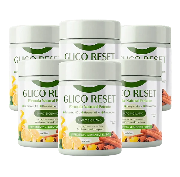 GLICO RESET - 6 POTE - GLICOSE E DIABETES