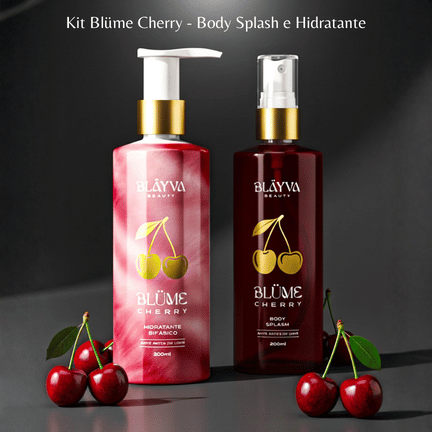 BLAYVA BEAUTY Kit Blüme Cherry - Body Splash e Hidratante