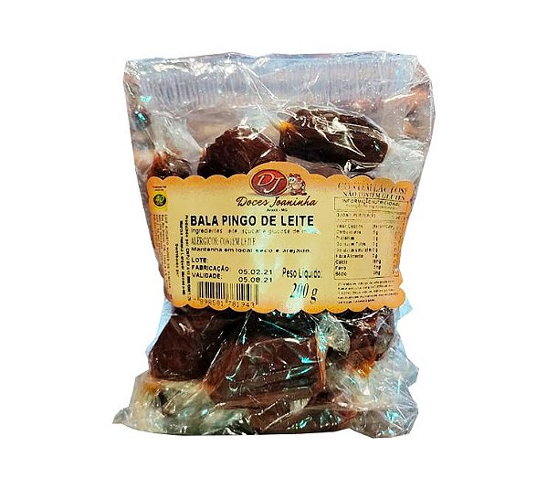 Bala Pingo de Leite 200g