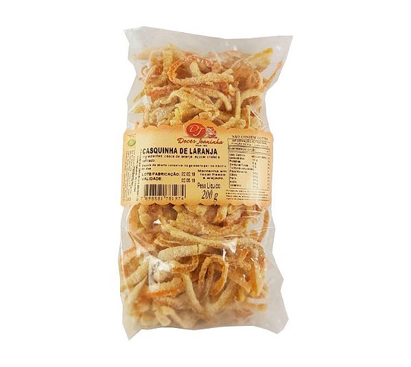 Cristalizado Casca de Laranja 200g