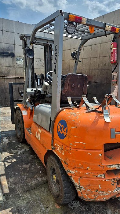 EMPILHADEIRA HELLI MODELO : CPQD25 ANO : 2011 ​​​​​​​COMBUSTIVEL: GLP TORRE : TRIPLEX 4,7 MTRS COM DESLOCADOR