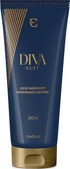 Loção Hidratante Desodorante Colônia Corporal Diva Nuit 200ml