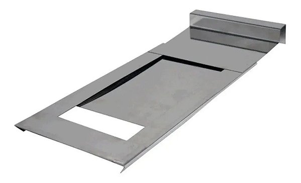 REGISTRO PARA CHURRASQUEIRA DE ALVENARIA E FOGÃO A LENHA – 100% AÇO INOX 430- 15 cm x 30 cm