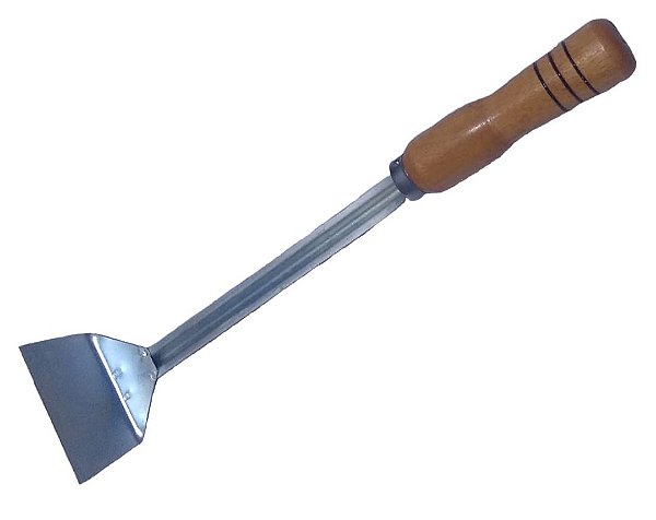 Puxador Rastelo Espalhador Carvão Brasa Churrasqueira 34 Cm