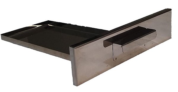 GAVETA EM AÇO INOX PARA PRE MOLDADO 35X18X03