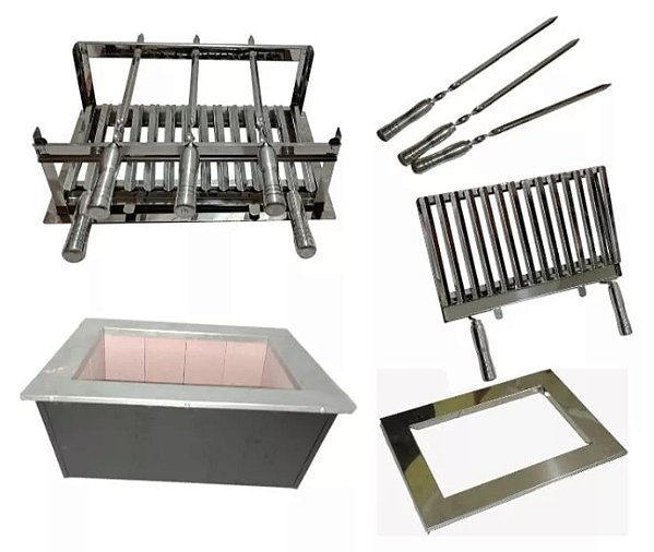 Kit Braseiro Gourmet de Embutir 50x45