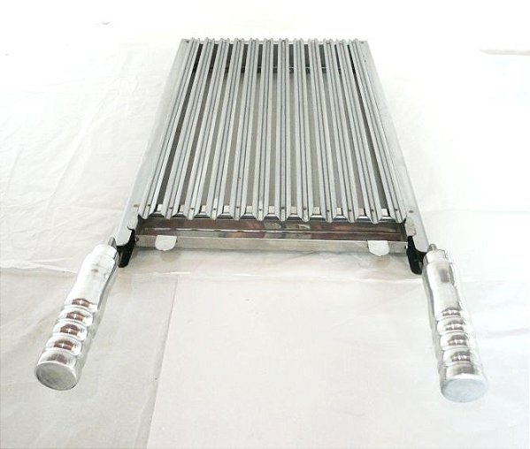 Grelha Argentina Picanha - Aço Inox - 30x48