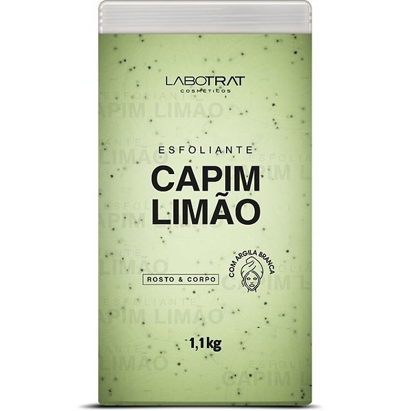 Esfoliante Capim Limão c/ Argila Branca 1,1kg Labotrat