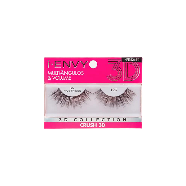 Cílios Postiços 3D Collection i-Envy Crush 126 -  Ruby Kisses