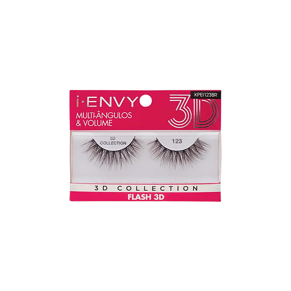 Cílios Postiços 3D Collection i-Envy Flash 123 - Ruby Kisses