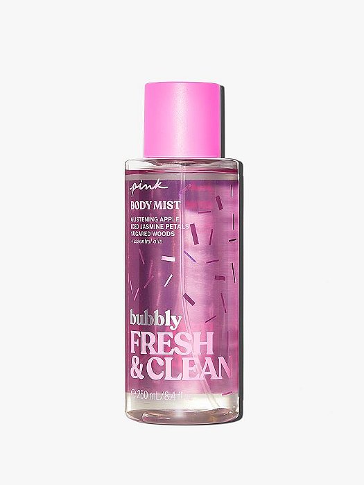 PINK VICTORIA'S SECRET - BODY LOTION FRESH & CLEAN GLOW - BUBBLY