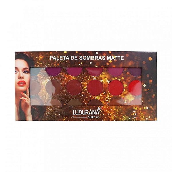 Paleta de Sombras 18 Cores Ludurana