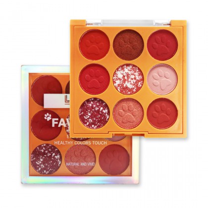 Paleta de Sombras 9 cores Favorite Label Cosméticos - Cor B