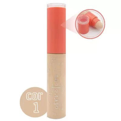 Corretivo Líquido Bombini Velvet 2 Em 1 Jasmyne 01