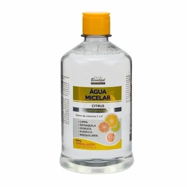 Água Micelar Citrus 500ml - Face Beautiful