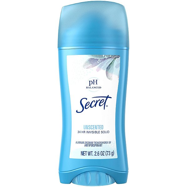 Secret Unscented 24Hr Invisible Solid