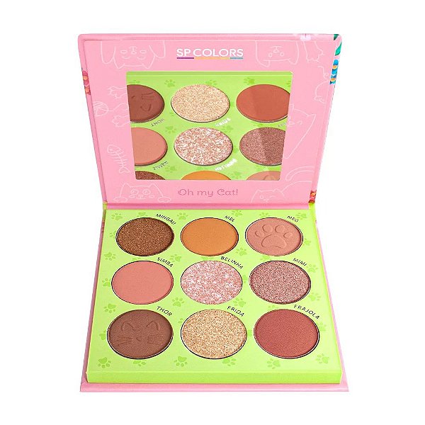 Paleta de Sombras Miaus Cat Colletion - SP Colors