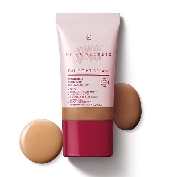 Base Líquida Daily Tint Cream - Niina Secrets Eudora