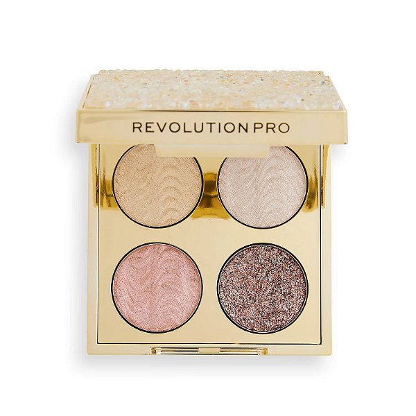 Paleta de Sombras Pro Crystal Shadow Quad Champagne Crystal - Revolution