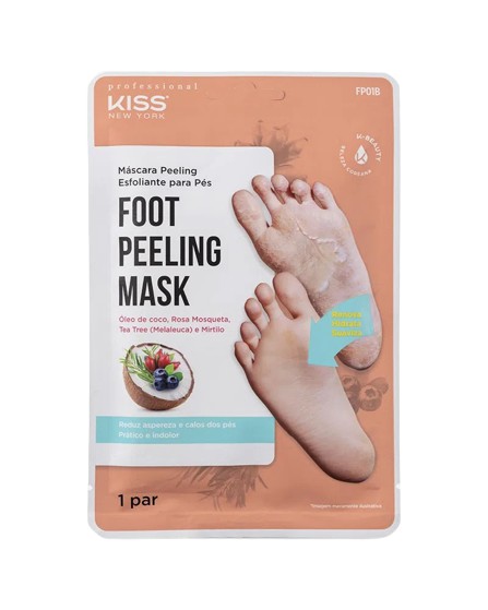 Máscara Peeling Esfoliante para os Pés - Kiss New York