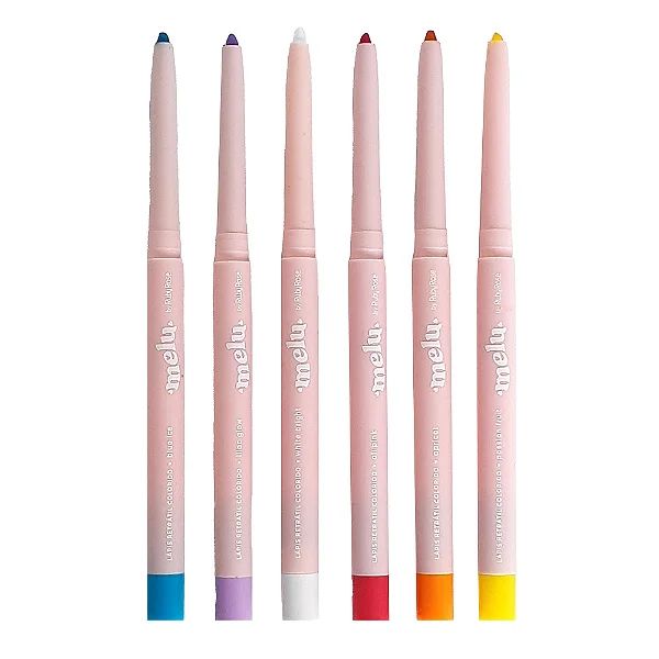 Lápis Retrátil Colorido Melu
