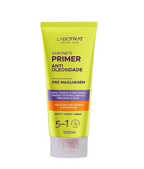 Sabonete Facial Primer Anti Oleosidade Pré Maquiagem - Labotrat