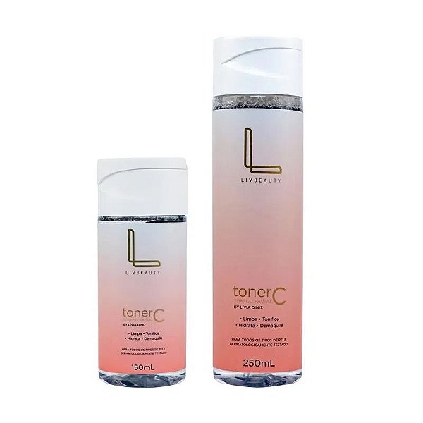 Tônico facial Toner C Livia Diniz - LivBeauty