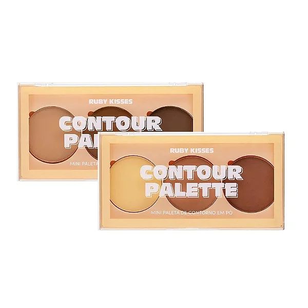 Mini paleta de contorno em Pó - Ruby Kisses
