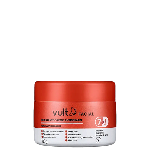 Creme Facial Hidratante Antissinais 7 em 1 - Vult