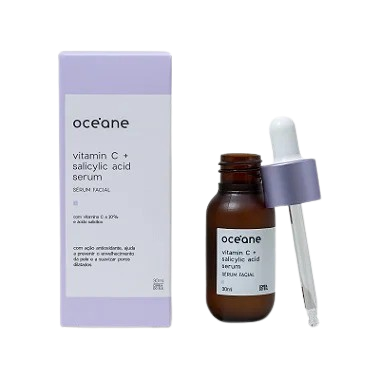 Sérum Facial de Vitamina C e Ácido Salicílico - Vitamin C + Salicilyc Acid Serum 30ml - Océane